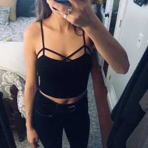 Black Crop Top